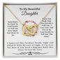 My Beautiful Daughter - Love & Light - Interlocking Hearts Necklace