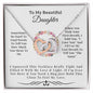 My Beautiful Daughter - Love & Light - Interlocking Hearts Necklace